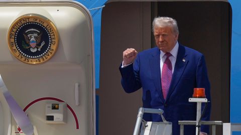 El presidente Trump está de gira en Medio Oriente.