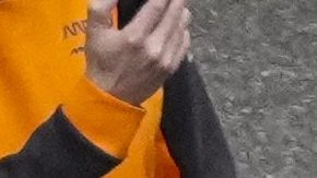 Pato O'Ward, of Mexico, pits during of the Indianapolis 500 auto race at Indianapolis Motor Speedway in Indianapolis, Sunday, May 25, 2025. (AP Photo/AJ Mast)