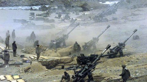 El ejército pakistaní en acción