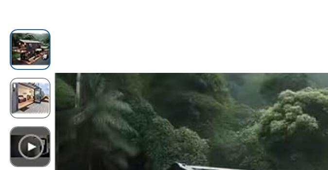 Esta casa prefabricada de Amazon está totalmente equipada. 