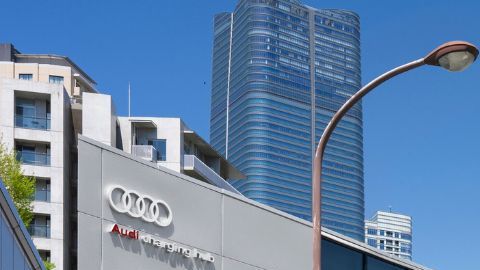 Centro de carga de Audi en Shibakōen