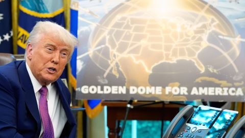 Programa de defensa antimisiles Cúpula dorada: según el presidente estadounidense Trump, se terminará durante su segundo mandato.