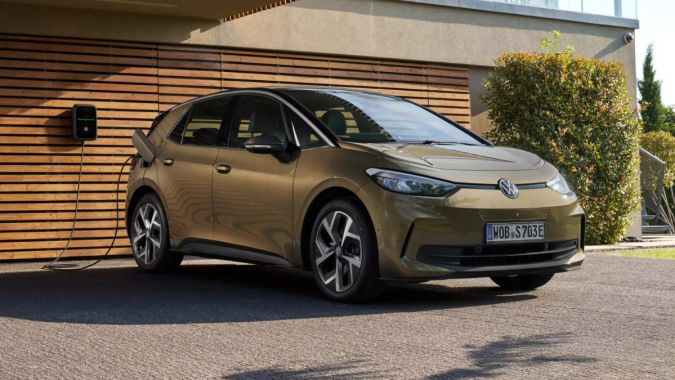 El Volkswagen ID.3 en primer plano