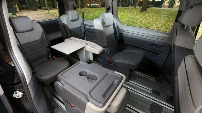El interior de la Volkswagen Multivan