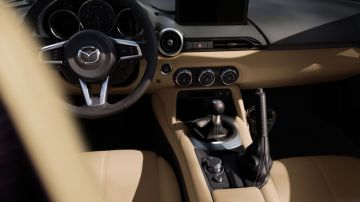 El interior del Mazda MX-5
