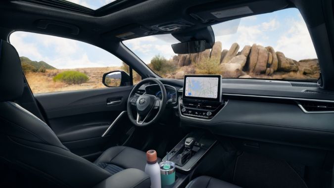 El interior del Toyota Corolla Cross 2026