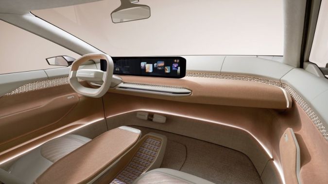 El llamativo interior del Kia EV4