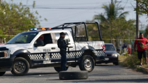 Escena del crimen en México