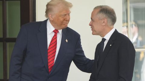 Donald Trump y Mark Carney