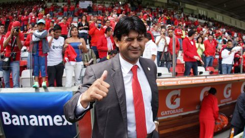 Toluca Edo. de Mexico, 21 de Julio de 2013. Jose Cardozo durante el partido correspondiente a la jornada 1 de la Liga Bancomer MX entre Toluca vs Pachuca celebrado en el estadio Nemesio Diez "La Bombonera de Toluca". Foto: Imago7/Luis Licona