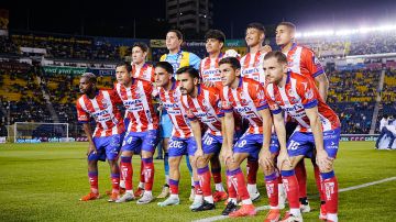 Ciudad de México, 28 de enero de 2025. Foto de equipo Atlético San Luis, durante el partido correspondiente a la jornada 4 del torneo Clausura 2025 de la Liga BBVA MX, entre las Águilas del América y el Atlético San Luis, realizado en el Estadio Ciudad de los Deportes. Foto: Imago7 / Diego Padilla