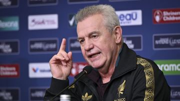 Inglewood, California, Estados Unidos, 22 de marzo de 2025.Javier Aguirre, director técnico, durante una conferencia de prensa de la Selección Nacional de México previo a la final de Liga de Naciones de la CONCACAF 2024-2025, realizada en el estadio SoFi. Foto: Imago7/ Etzel Espinosa