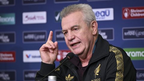 Inglewood, California, Estados Unidos, 22 de marzo de 2025.Javier Aguirre, director técnico, durante una conferencia de prensa de la Selección Nacional de México previo a la final de Liga de Naciones de la CONCACAF 2024-2025, realizada en el estadio SoFi. Foto: Imago7/ Etzel Espinosa