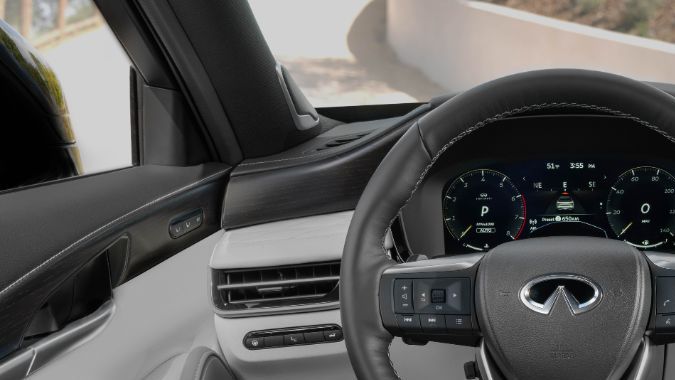 Interior del Infiniti QX60 2026