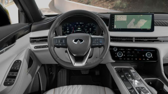 Interior del Infiniti QX60 2026