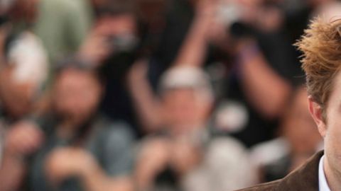 Robert Pattinson, left, and Jennifer Lawrence pose for photographers at the photo call for the film 'Die, My Love' at the 78th international film festival, Cannes, southern France, Sunday, May 18, 2025. (Photo by Scott A Garfitt/Invision/AP)