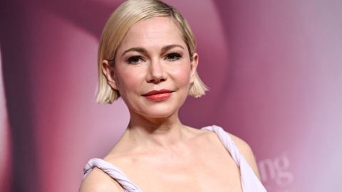 Michelle Williams attends the premiere of FX's "Dying for Sex" at the SVA Theatre on Wednesday, April 2, 2025, in New York. (Photo by Evan Agostini/Invision/AP)