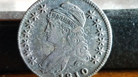 Moneda de 25 centavos de 1827