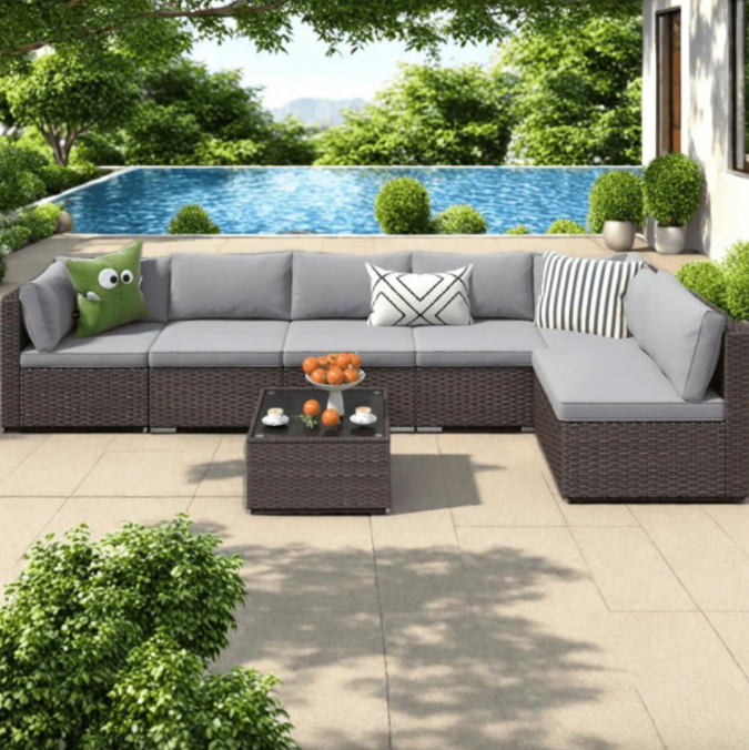 Este juego es ideal para todo tipo de espacios exteriores.