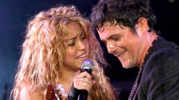 Shakira y Alejandro Sanz