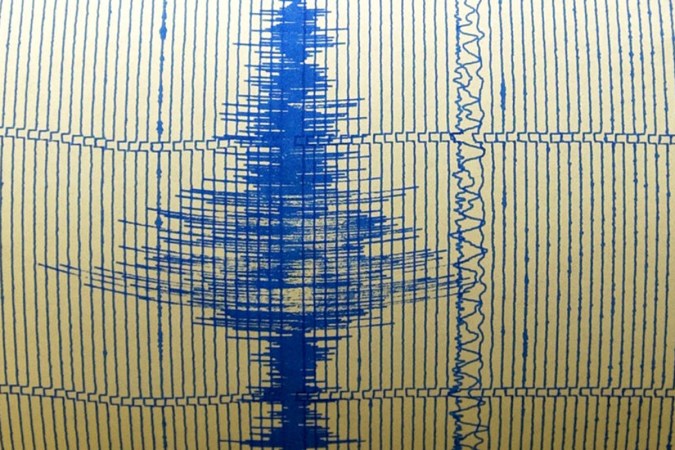Zonas de acumulación de tensión tectónica Sismógrafo revelando acumulación de tensión tectónica