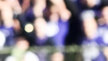 Brussels (Belgium), 04/05/2025.- Anderlecht's Cesar Saul Huerta Valera (R) in action against Brugge's Ardon Jashari during the Belgian Cup (Crocky cup) final soccer match between Club Brugge KV and RSC Anderlecht, in Brussels, Belgium, 04 May 2025. (Bélgica, Bruselas) EFE/EPA/Frederic Sierakowski