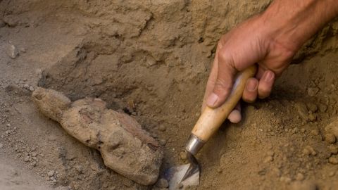 La tumba fue descubierta por campesinos en 1974, cuando cavaban un pozo. Sin embargo, nadie se ha atrevido a explorarla.
