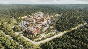 Imagen de la prisión que se construirá en Saint-Laurent-du-Maroni, Guayana Francesa, en 2028.