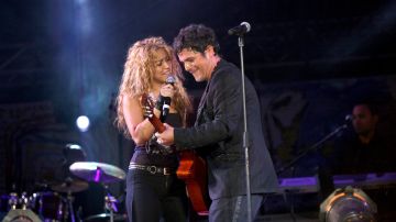 Shakira y Alejandro Sanz