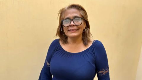 Lisbeth Díaz, una venezolana muy agradecida con la labor de León XIV con los migrantes de Chiclayo.