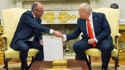 Merz elogió a Trump como la "persona clave en el mundo" para poner fin a la invasión rusa de Ucrania