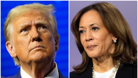 El presidente Donald Trump y la vicepresidenta Kamala Harris.
