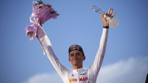 Isaac del Toro terminó en segundo lugar en el Giro de Italia.