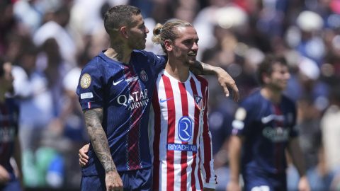 El duelo entre el PSG y Atlético Madrid se desarrolló en el Rose Bowl de Los Ángeles.