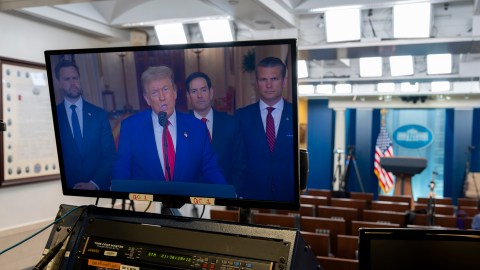 El presidente Trump ordenó el ataque a bases nucleares de Irán.