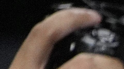 Canelo Alvarez, left, and Terence Crawford face off during a news conference for their upcoming boxing match Friday, June 27, 2025, in Las Vegas. (AP Photo/John Locher)