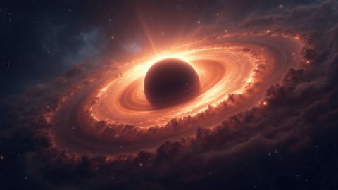 Nada, ni siquiera la luz, es capaz de escaparse de la fuerza de un agujero negro.