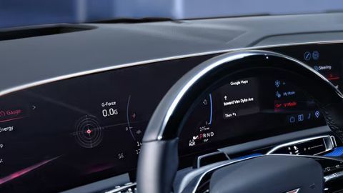 Así es el interior del Cadillac OPTIQ-V 2026