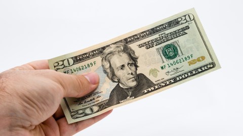 Billete de $20