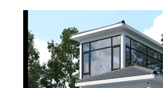 Esta casa prefabricada cuenta con una gran variedad de detalles de lujo. 