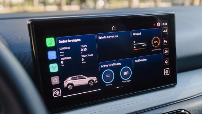 El interior del Volkswagen Tera
