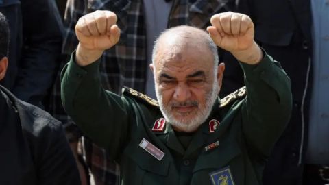 Hossein Salami, el jefe de la Guardia Revolucionaria de Irán.
