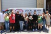 Voluntarios de lla organización Local Heart Foundation.
