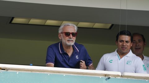 León, Guanajuato. 24 de febrero de 2024. , durante el partido correspondiente a la jornada 8 del torneo Clausura 2023 de la Liga BBVA MX, entre los esmeraldas del Club León y el Atlético de San Luis, disputado en el estadio León. Foto: Imago7/Sebastian Laureano Miranda