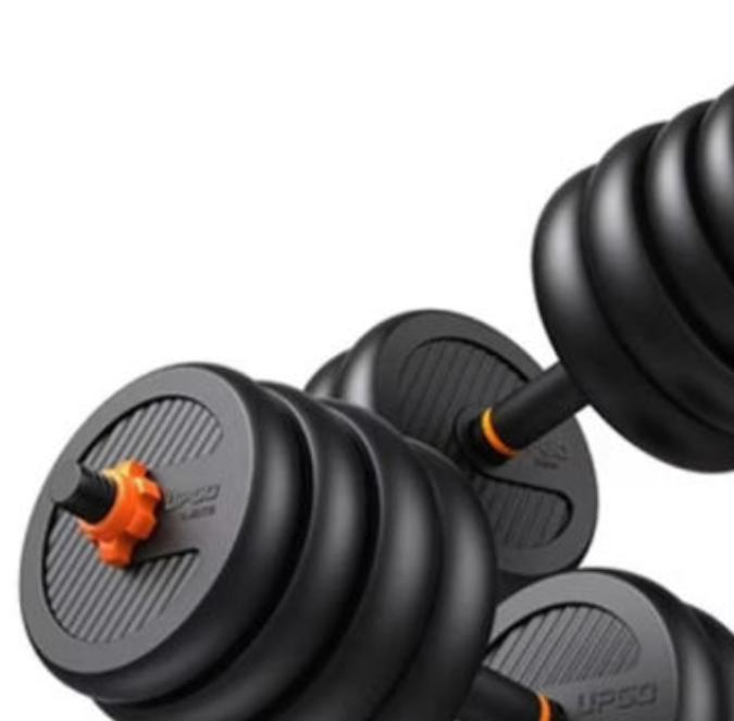 Este juego de mancuernas es ideal para quienes buscan comodidad sin descuidar su rutina física. 