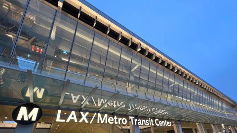 Este viernes se inaugura la estación LAX/Metro Transit Center, en Los Ángeles.