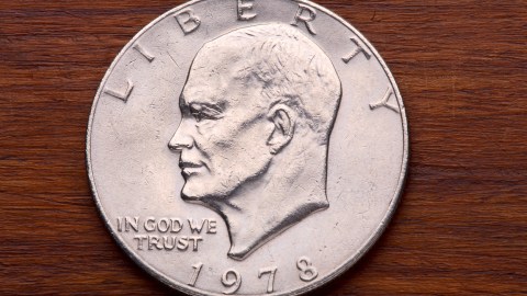 Moneda de Eisenhower normal