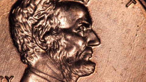 Moneda de centavo de Lincoln con reverso de 10 centavos