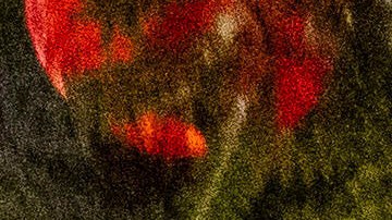 Police take cover from projectiles during protests over the Trump administration's immigration raids in Los Angeles, Monday, June 9, 2025. (AP Photo/Ethan Swope)