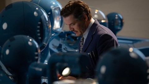 Pedro Pascal como Reed Richards / Mister Fantastic el día que La Opinión visitó el rodaje de "The Fantastic Four: First Steps".